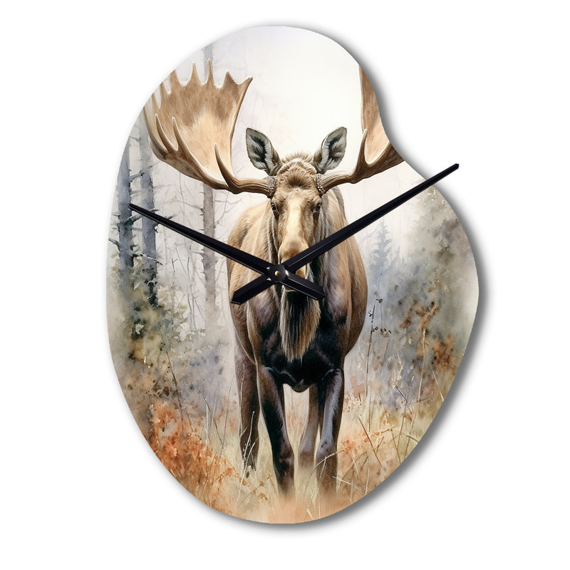 Horloge murale Kimmo Moose Serenity II - Moose, Grand