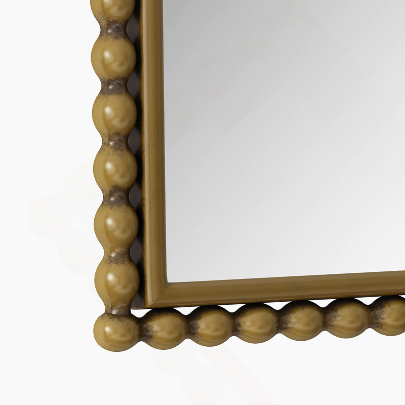 Iron Art Arch Vintage Vanity Mirror, Wall Hanging, Placed On The Table, Suitable For Living Room, Bedroom, Bathroom (Gold)
