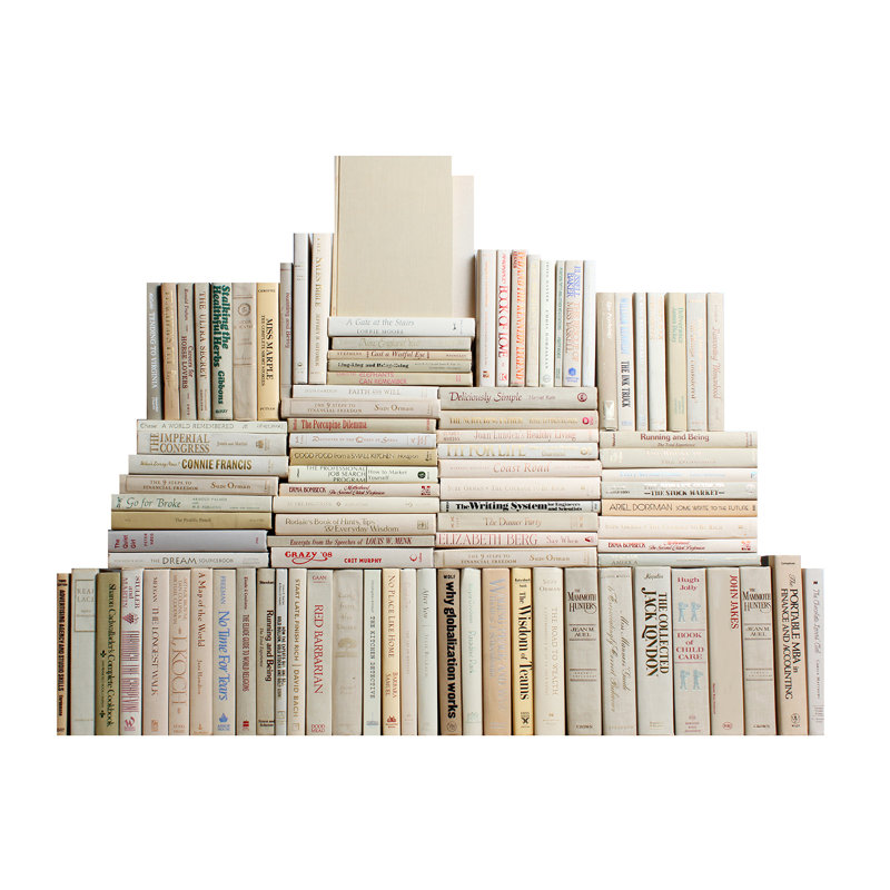 Modern Beach Book Wall, 100