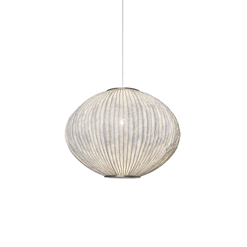 Coral Sea Urchin Pendant, 12.6" H x 17.3" W x 17.3" D, Yes