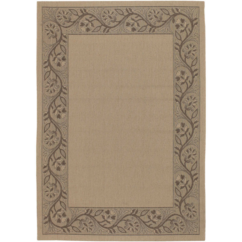 Floral Indoor / Outdoor Rug, Rectangle 2' x 3'7"