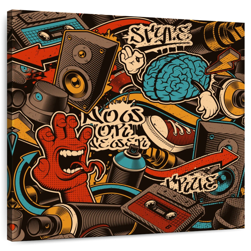 Abarca Urban Hip Hop, 10" H x 10" W