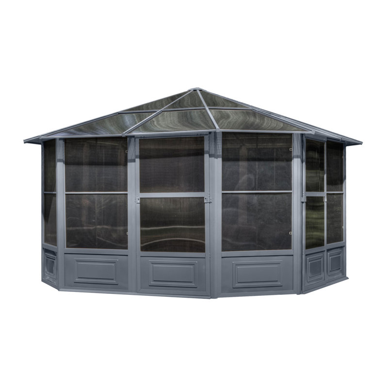Solarium Florence, gris, 12 pi L x 12 pi P