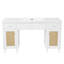 Meuble-lavabo simple de 60 pouces avec lavabo SMC et pieds en bois massif ADA-94914444
