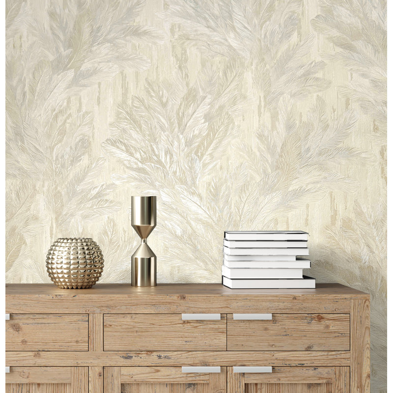 10m x 53cm Wallpaper Roll, Cream