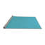 Tapis bleu tissé à la machine-1096820954