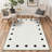 Abrahamson Nebular Modern Machine Washable Black / White Indoor Area Rug with Non-Slip Backing-129158184