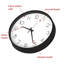 Horloge murale 10 pouces silencieuse sans horloge moderne à piles - analogique petit classique pour bureau, maison, salle de bain, cuisine, chambre à coucher, école, salon (noir)