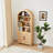 Aterion 70.9" Arched Storage Bookcase-1748222602