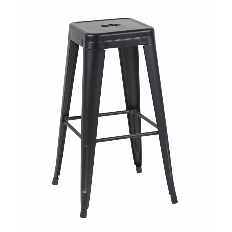 Tabouret de comptoir, Noir, 2