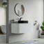Meuble-lavabo simple 40 po avec plateau en marbre Vireo-1332345977-1332345983