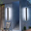 Matte Black Integrated LED Outdoor Sconce