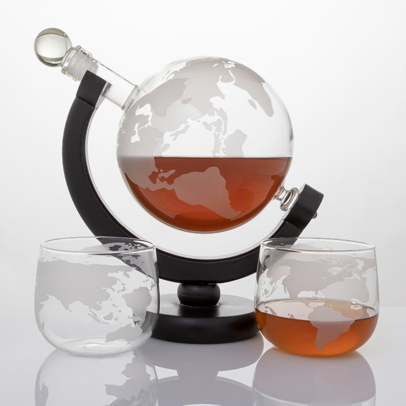 Glass 3 - Piece Beverage Serving Set