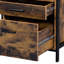 Table de chevet chic avec options de rangement