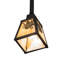 Luminaire suspendu carré à 1 lumière Maegan