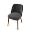 Foyer Upholstered Chair with Wooden Base-116393836-116393835