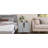 Modern Grey End Table With Drawers And Mirrored Metal Handles, Elegant Nightstand With Metal Feet For Bedroom And Living Room | Gift Idea-947823656