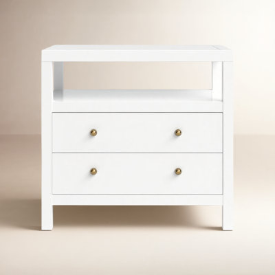 Celine 28" Acacia Nightstand
