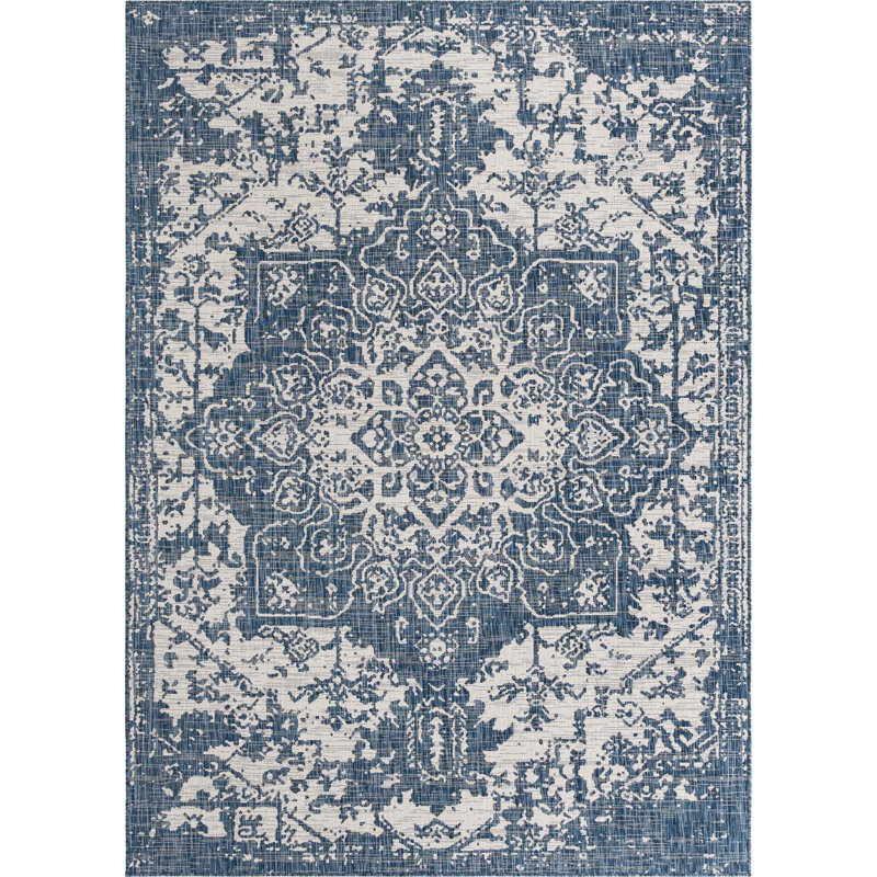 Jill Zarin Dubai Indoor/Outdoor Rug, Rectangle 7 pi 1 po x 10 pi