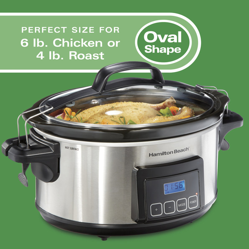 Hamilton Beach® Programmable Stay or Go® 6 Qt. Slow Cooker