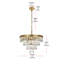 Lustre rond 20 pouces Iva -1483821816