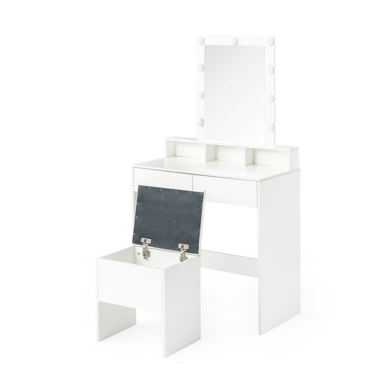 Aundreah Dressing Table with Mirror