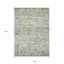 Tapis intérieur / extérieur rayé vert et ivoire 10 pi x 14 pi articulé