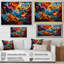 Opt Art Vibrant Illusions I - art mural Op Art-1190141696-1190141699