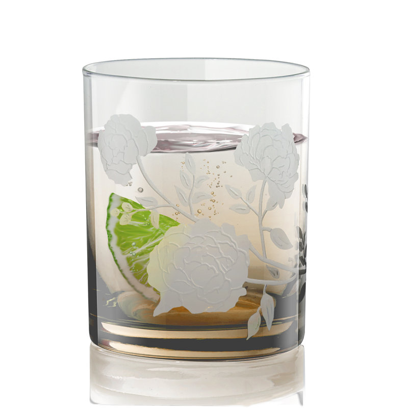 Ensemble de 2 pivoines Amber DOF, Ambre