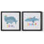 Animal Spots I Animal Spots I - Ensemble de 2 cadres photo sur toile-1430263028-1430263562
