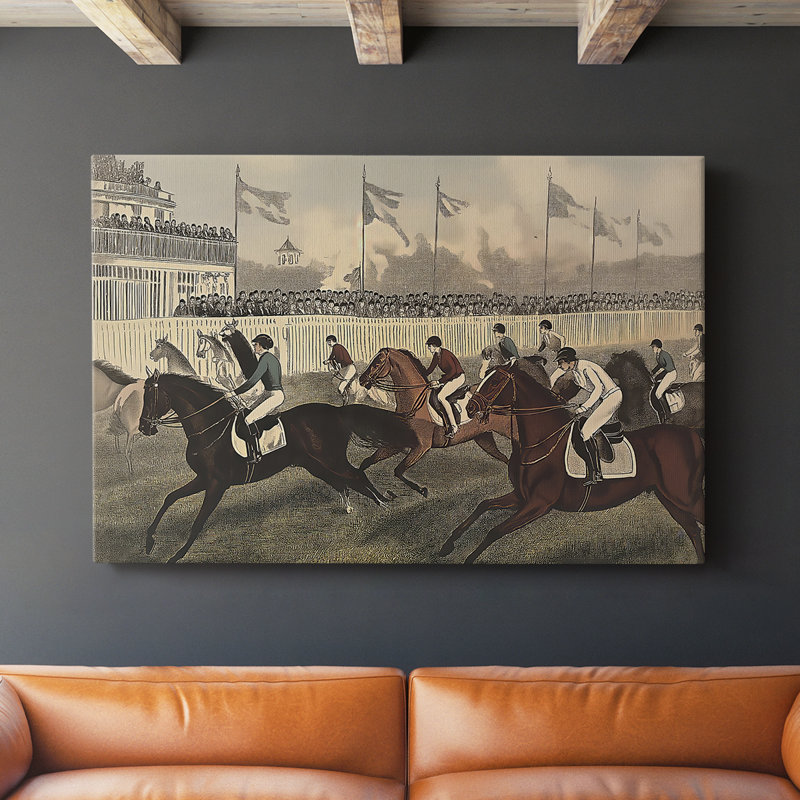 Animaux, paysage, série CCXI, H 12 po x l 18 po
