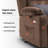 Lay Flat Dual Motor Power Lift Recliner Chair Sofa with Adjustable Headrest-1779222310