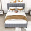 Lit plateforme tapissier grand avec lit gigogne simple Drevaughn et 2 tiroirs Drevaughn-187915891
