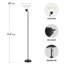 Honoding 71"Floor Lamp ,No Bulb (Black)