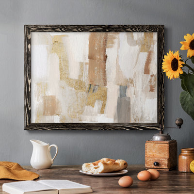 Quartz doré I - Toile tendue avec châssis rustique_47185