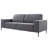 Mariotti 89" Modern Corduroy 3 Seater Sofa-536636146