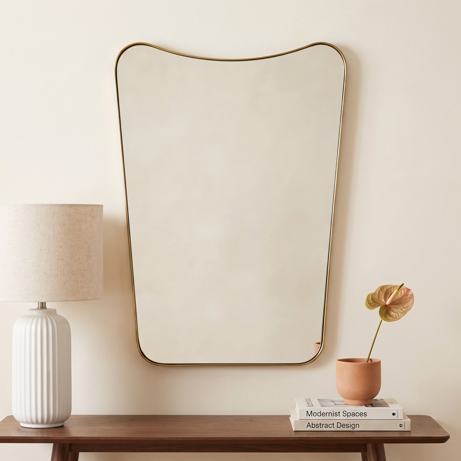 Beale Metal Asymmetrical Wall Mirror