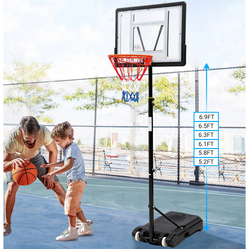 Panier de basketball en métal 33 po