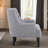  Bania 28" Modern & Contemporary Accent Chair - Chenille Accent Chair Elegant Button-Tufted Back, Dacron Wrapped Seat Cushion-1121311430