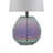 1-Piece Modern Green Glass Accent Lamp