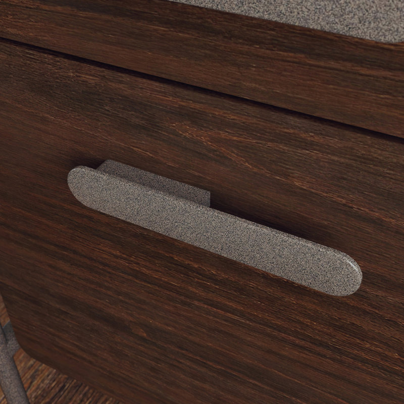 Bureau, finition brune