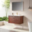 Meuble-lavabo mural simple flottant pré-assemblé de 36 po avec comptoir en céramique à 1 trou-1336152672