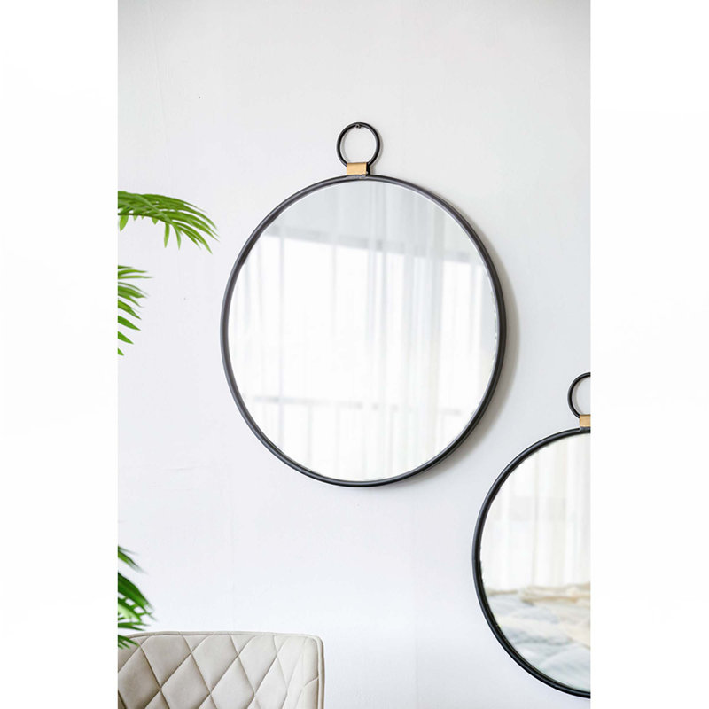 Miroir mural circulaire, miroir décoratif
