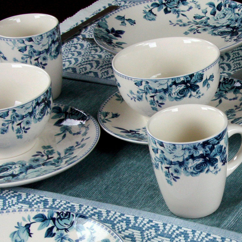 Piece Stoneware Dinnerware Set - Service for 4