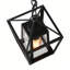 Lanterne suspendue d'extérieur 1 lumière H 10 "noire