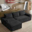 Canapé modulaire de 104 po pour salon pour canapé de salon surdimensionné avec méridienne en forme de L et porte-gobelet-1358318078-1358318066