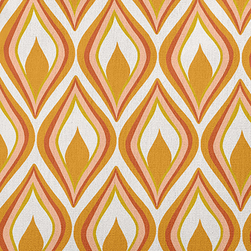 Feathers Accent Pillow, 16" x 16", Golden Mustard