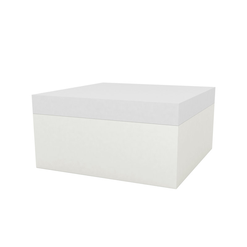 Repose-pieds extérieur avec coussin Jut, Glace