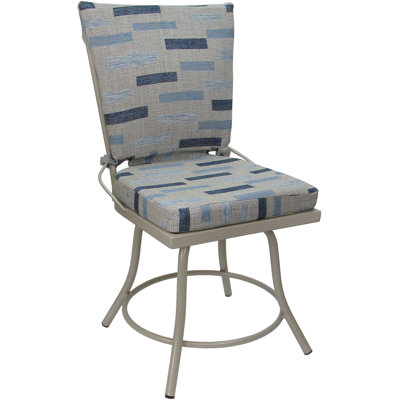 Chaise d'appoint d'extérieur avec coussin Jolana