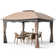 12 pi. L 10 pi. D Pavillon de jardin en acier